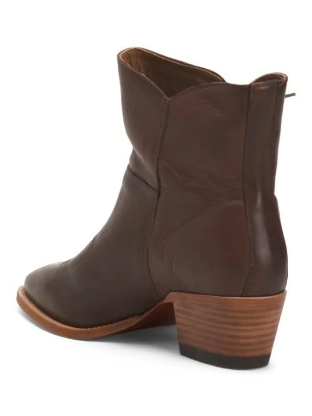 LUCCHESE Made In Brazil Leather Alexis Booties